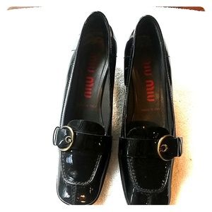 MiuMiu patent leather pumps